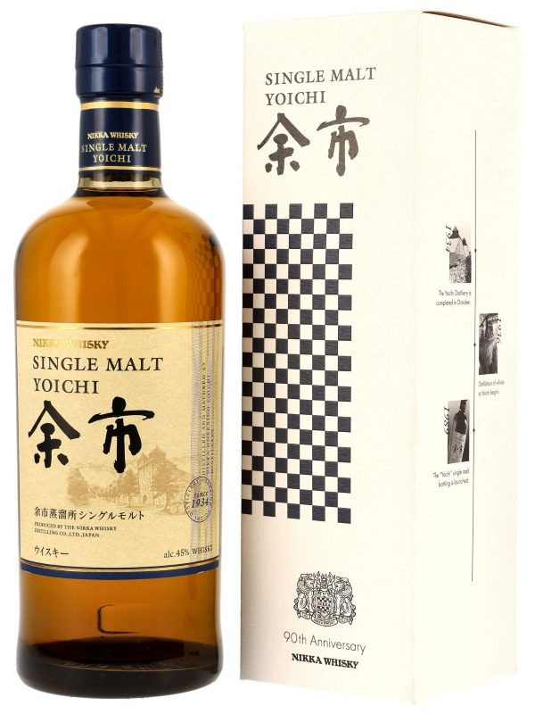 Yoichi - Single Malt Nikka Japanse Whisky - 90 th Anniversary - 700ml