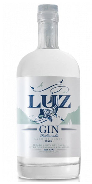 Luz Gin - Wit - Distilleria Marzadro - Gardameer -  Italië - 70 cl.