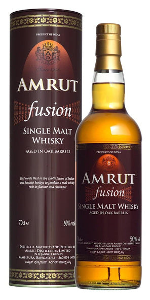 Amrut fusion - Single Malt Whisky - India - 70 cl. - 50% vol.