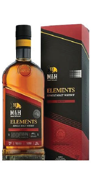 M & H - Elements - Single Malt Whisky - Sherry - 700 ml - Israël