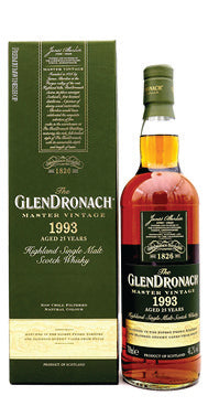 GlenDronach Master Vintage 1993 - Highland Single Malt Scotch Whisky - 25 years
