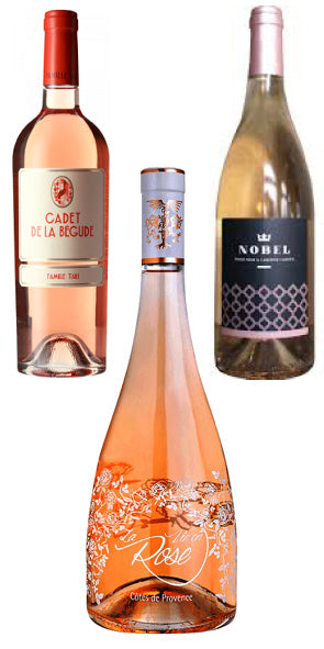 Luxe wijnpakket met 3 flessen exclusieve Rosé