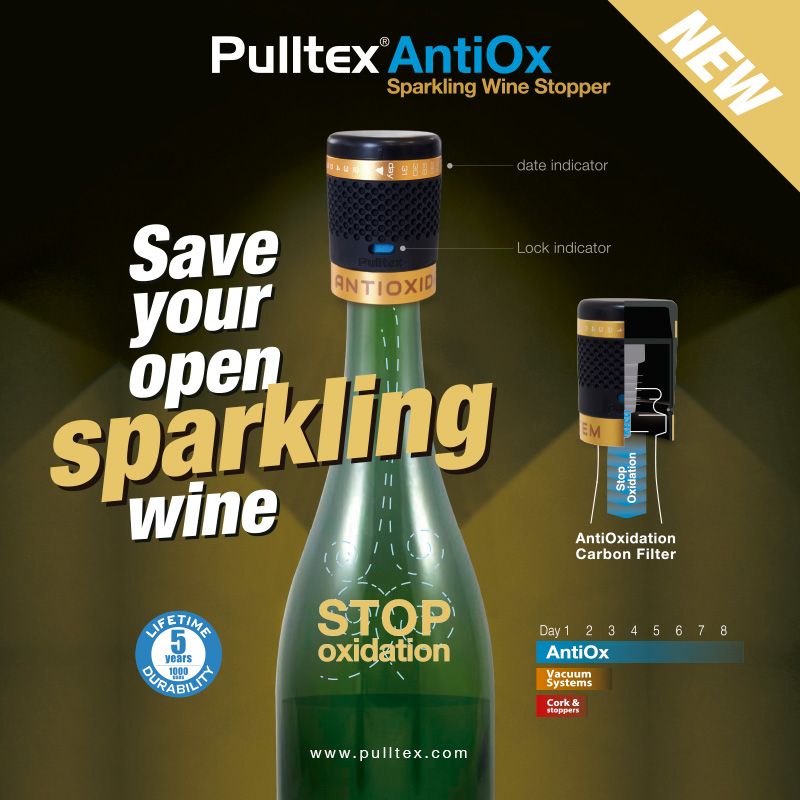 Pulltex AntiOx - WineStopper voor Champagne