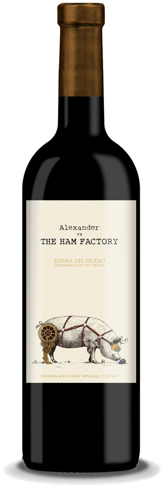 Casa Rojo ALEXANDER "VS The Ham Factory" -  Giftbox met 3 flessen - Rood - Spanje - Ribera del Duero