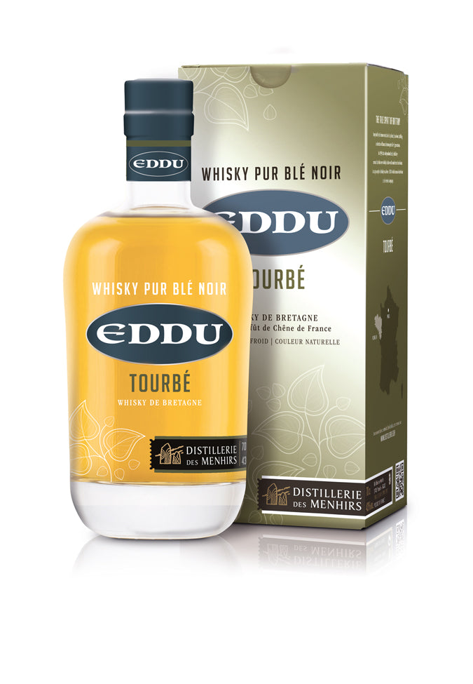 Eddu Tourbé - Whisky pur blé noir 70 cl - 43°